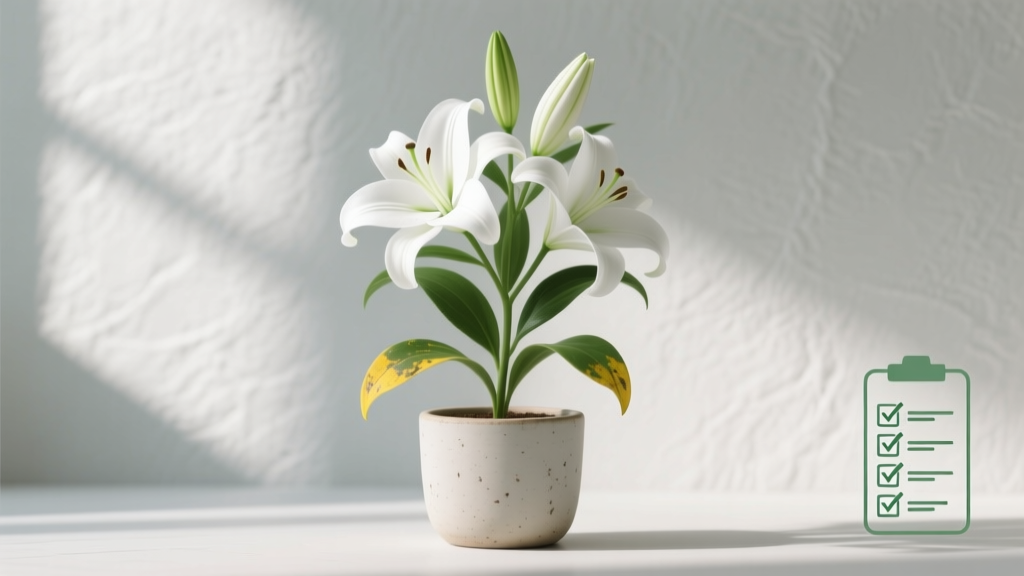 White Lily Yellow Leaves: Causes & Fixes (2026)