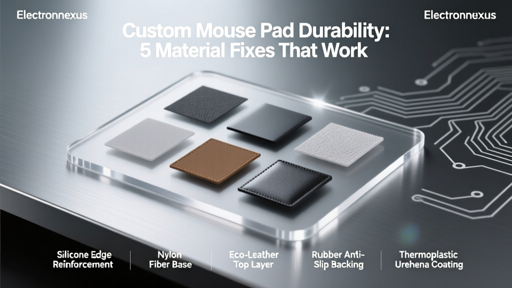 Custom Mouse Pad Durability: 5 Material Fixes That Work