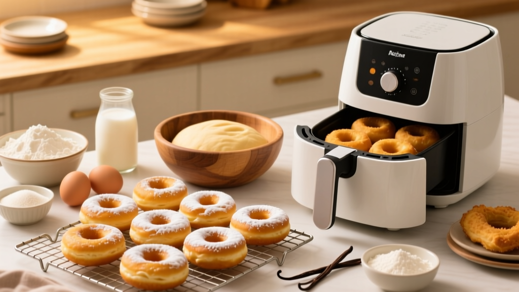 Crispy Air Fryer Doughnuts: Light, Cheap & Oil-Free