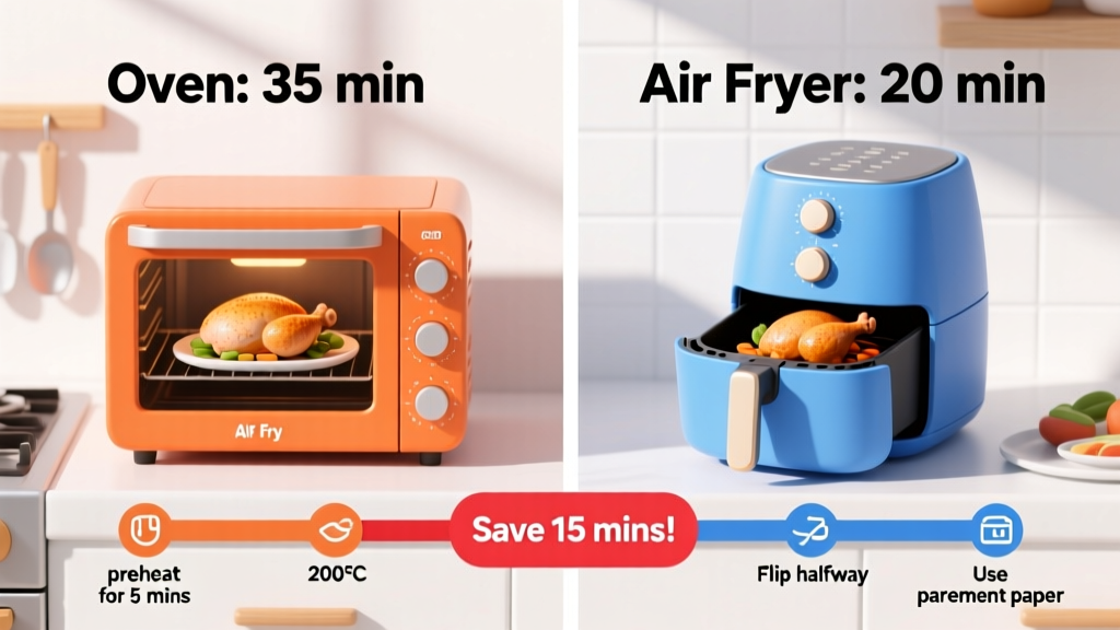 Air Fryer vs Oven Time: Real Cooking Time Savings