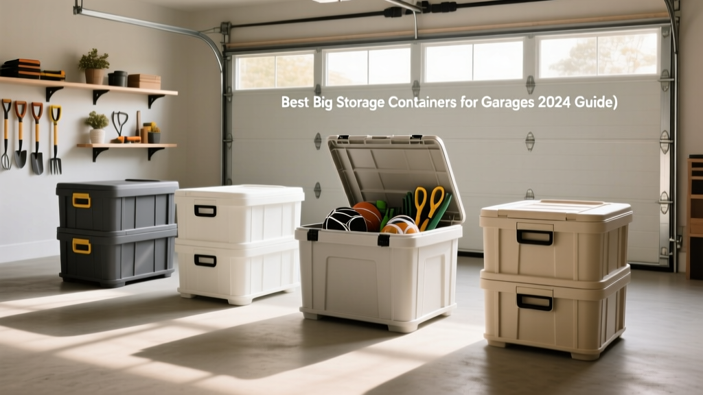 Best Big Storage Containers for Garages (2024 Guide)