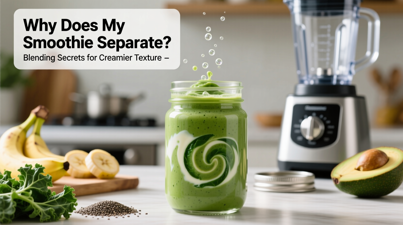 why does my smoothie separate so fast blending secrets for creamier texture