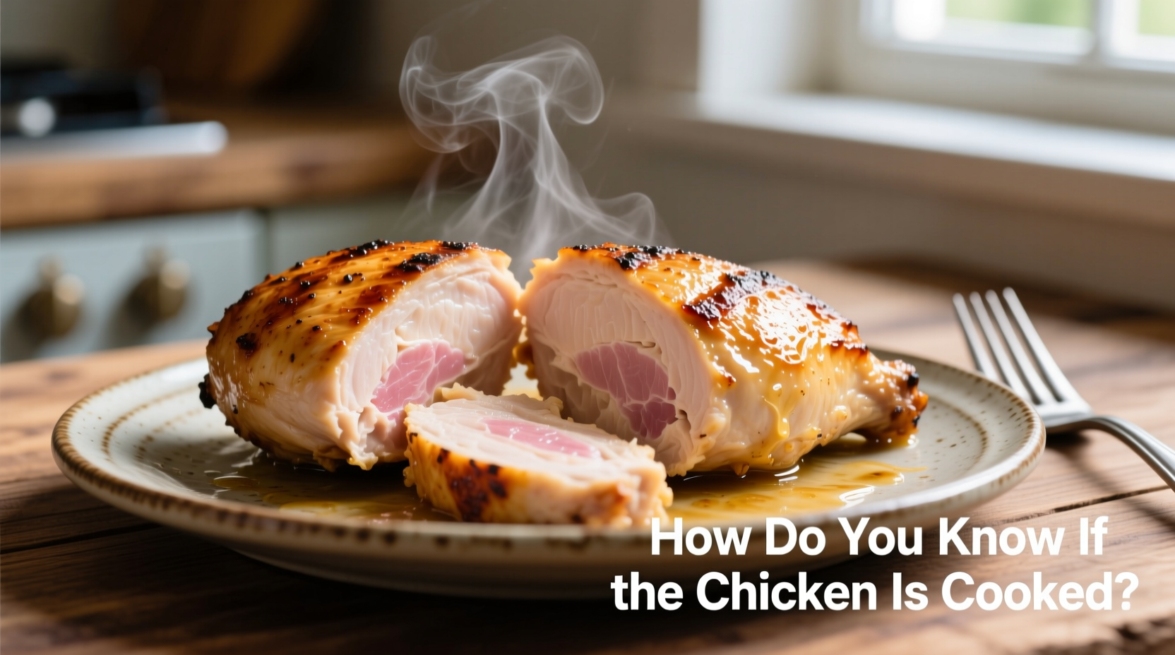 how do you know if the chicken is cooked