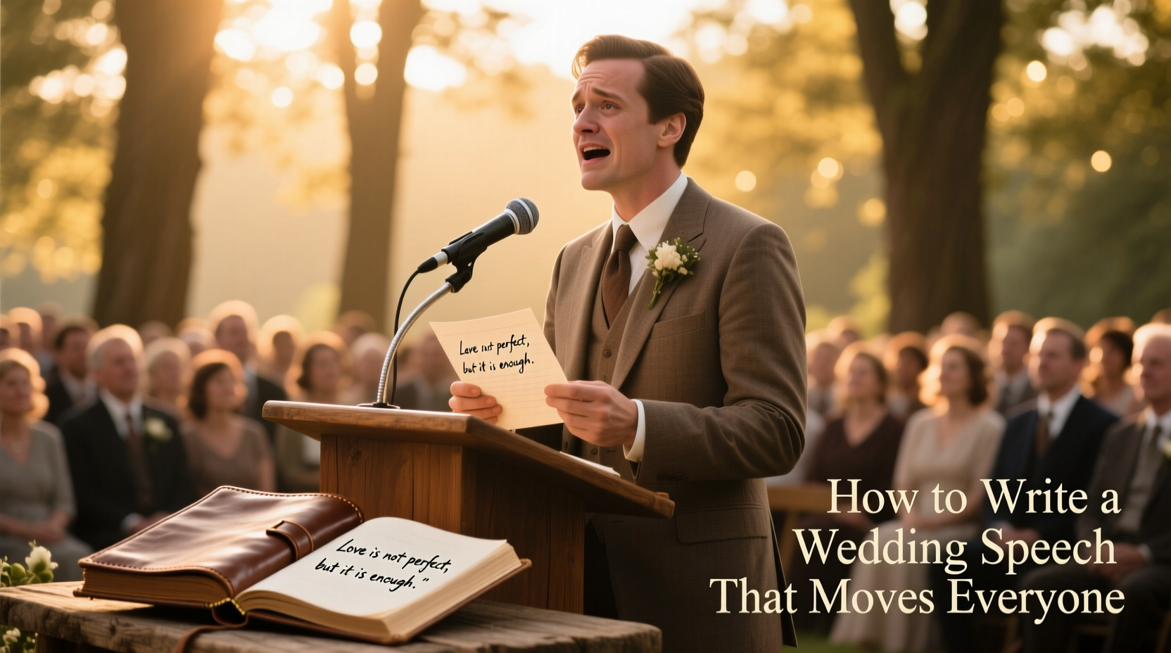 how to write a wedding speech