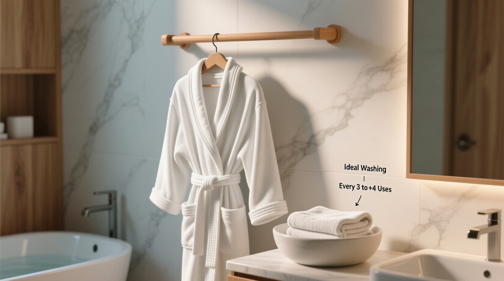 how often to wash bathrobes
