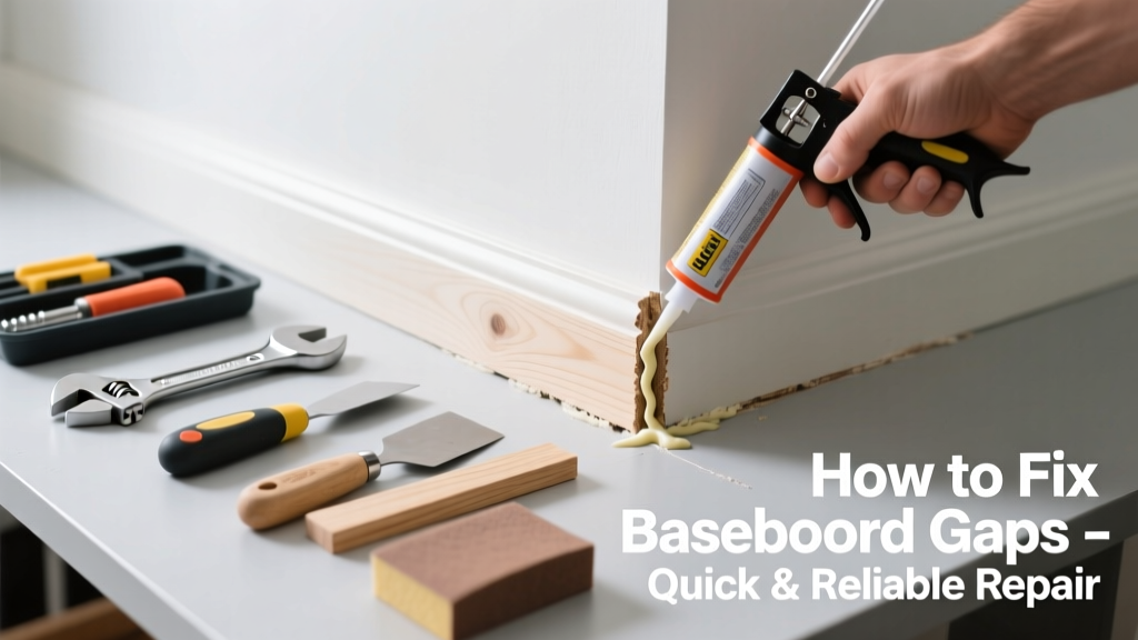 How to Fix Baseboard Gaps: Quick & Reliable Repair