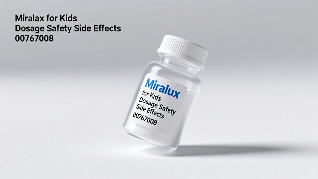 Miralax for Kids: Evidence-Based Dosage Guidelines, Safety Protocols, and Verified Side Effect Monitoring