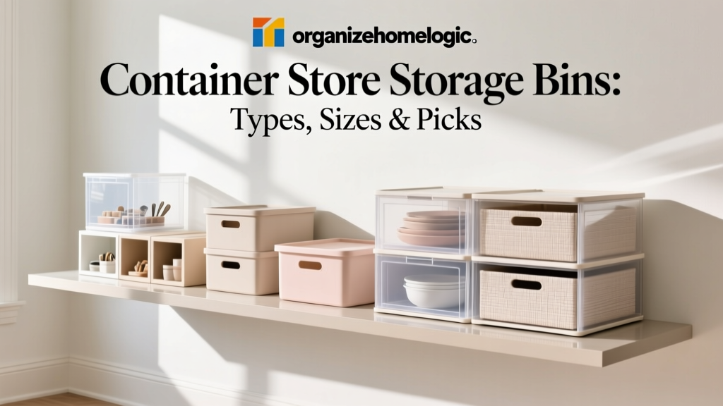Container Store Storage Bins: Types, Sizes & Picks