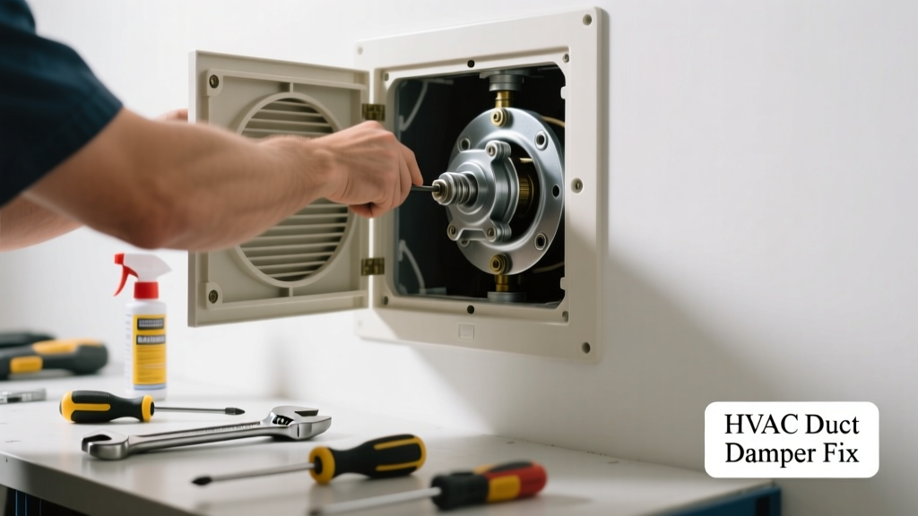 How to Fix a Stuck Duct Damper in Your HVAC System
