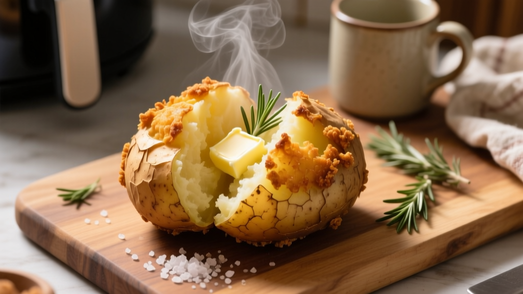 Air Fryer Baked Potato: Crispy Skin, Fluffy Inside