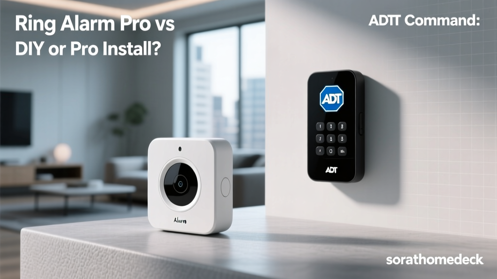 Ring Alarm Pro vs ADT Command: DIY or Pro Install?