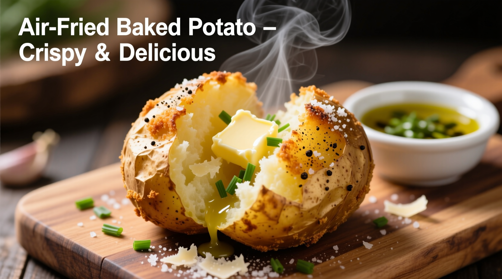 Perfect Air Fried Baked Potato: Crispy Outside, Fluffy Inside