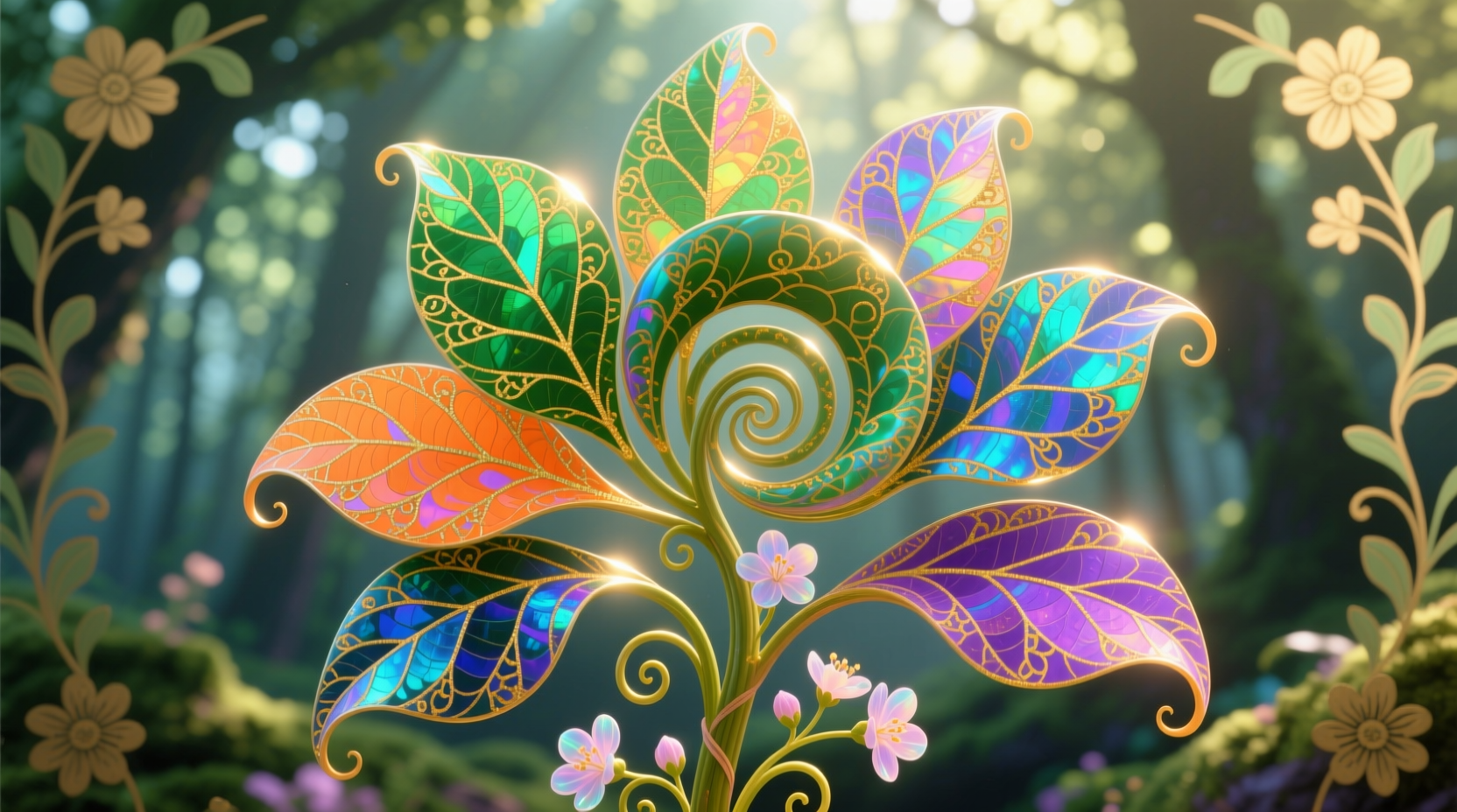 plant with colorful leaves