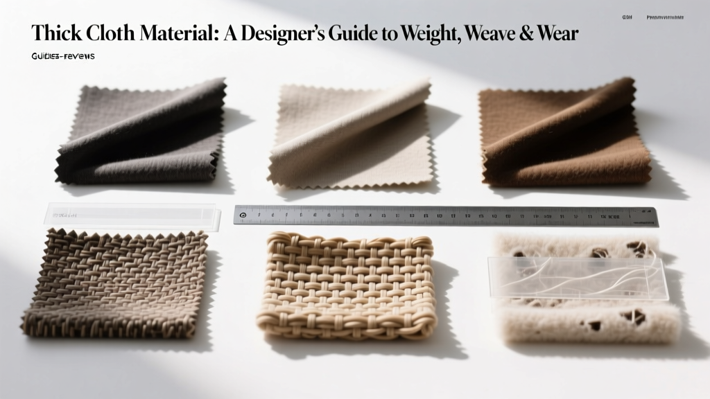 Thick Cloth Material: A Designer’s Guide to Weight, Weave & Wear
