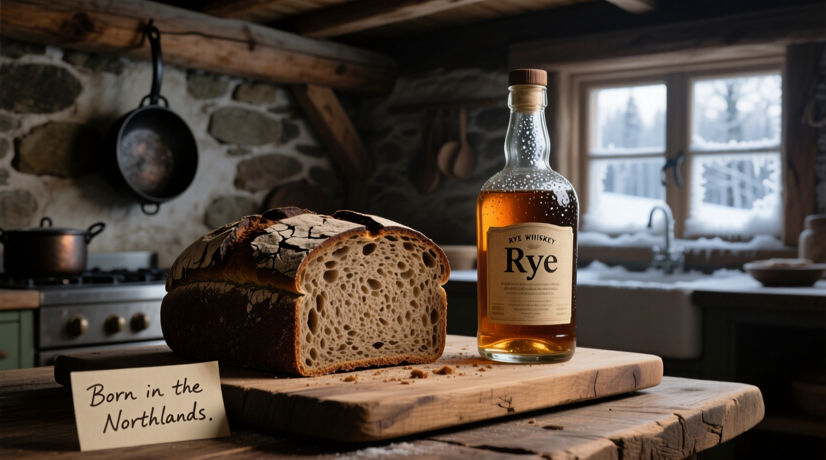 rye bread with rye whiskey tradition or just regional coincidence
