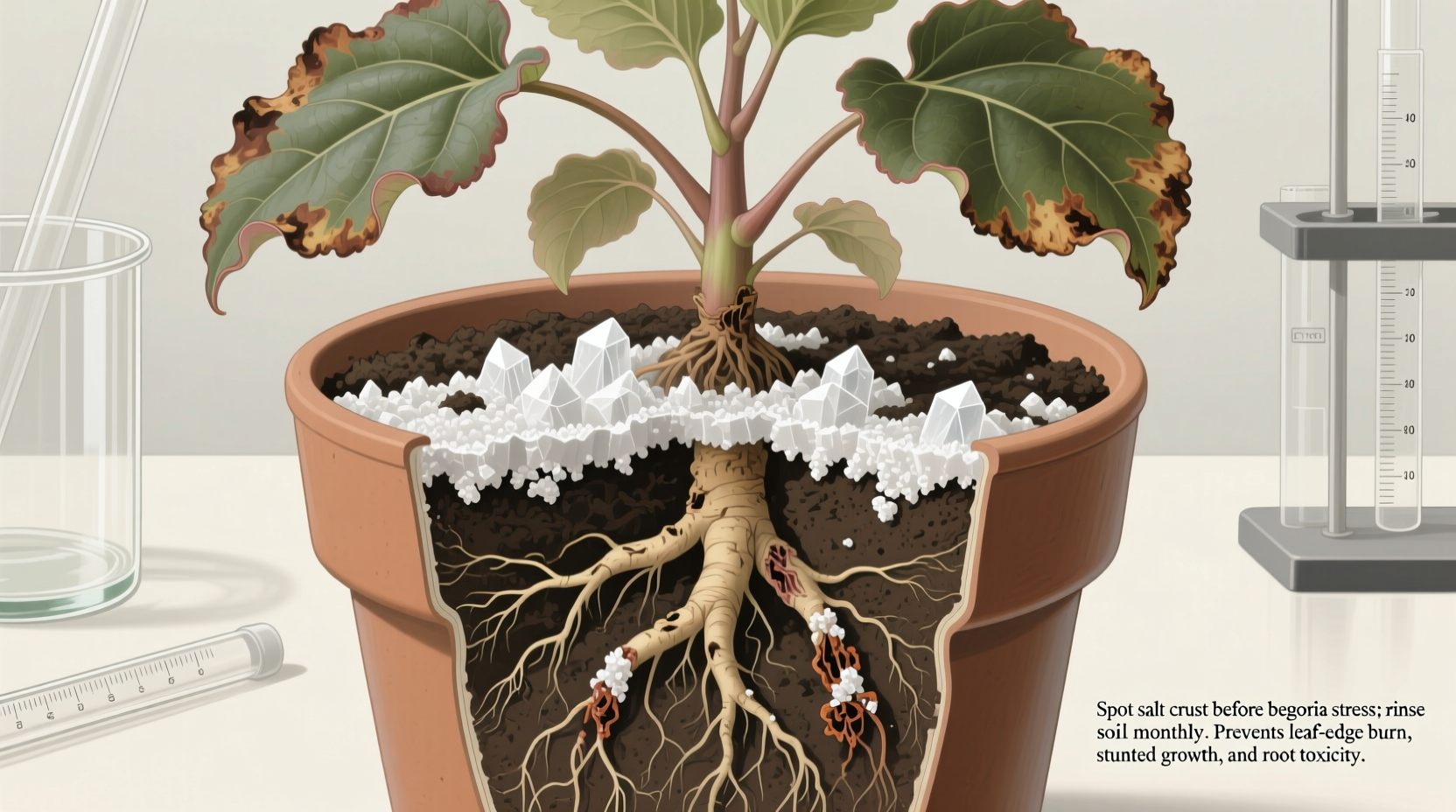 Plant Care Life Tips: Spot Salt Buildup Early