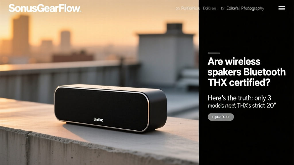 Are Wireless Speakers Bluetooth THX Certified? (2026)