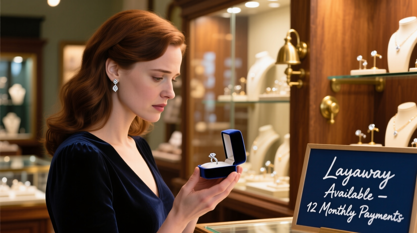 can you put an engagement ring on layaway