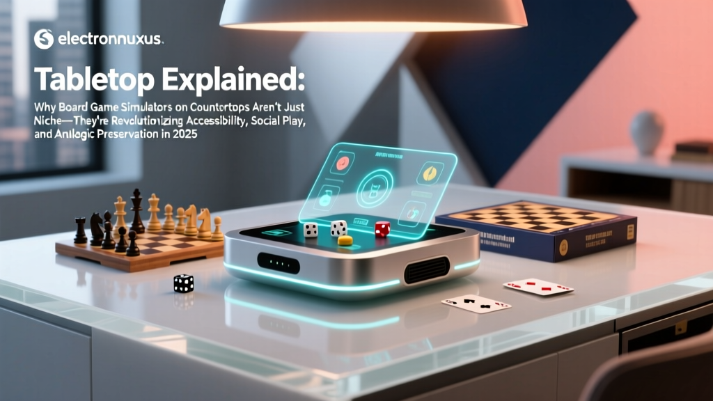 Tabletop Explained: Why Board Game Simulators on Countertops Aren’t Just Niche—They’re Revolutionizing Accessibility, Social Play, and Analog Preservation in 2025
