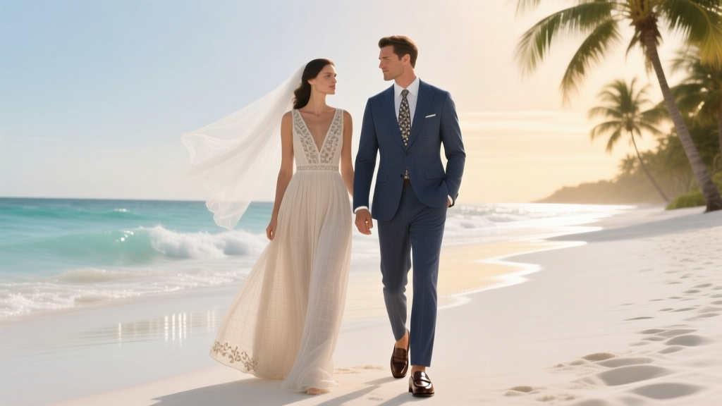Beach Formal Wedding Attire: Fabric, Fit & Footwear Rules
