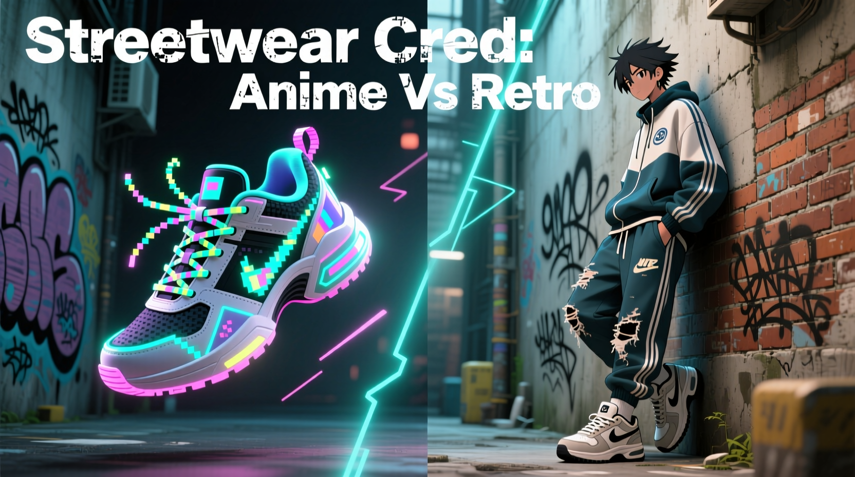 anime sneakers vs retro sportswear which has better streetwear cred