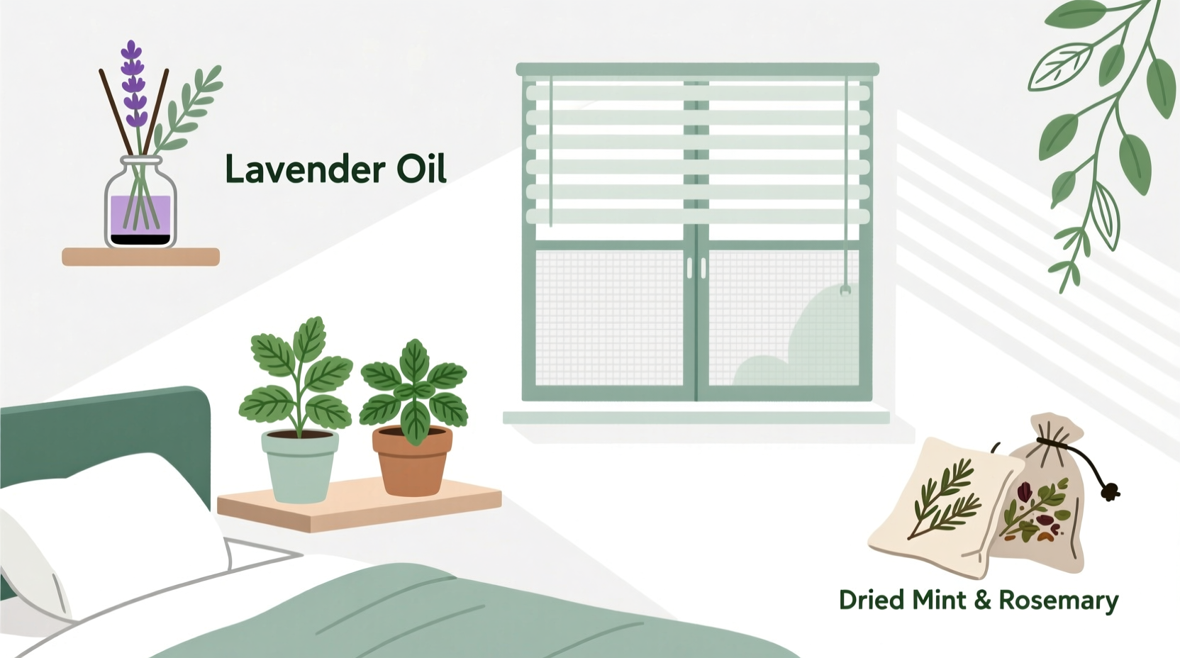 how to keep bugs out of your room naturally without sprays