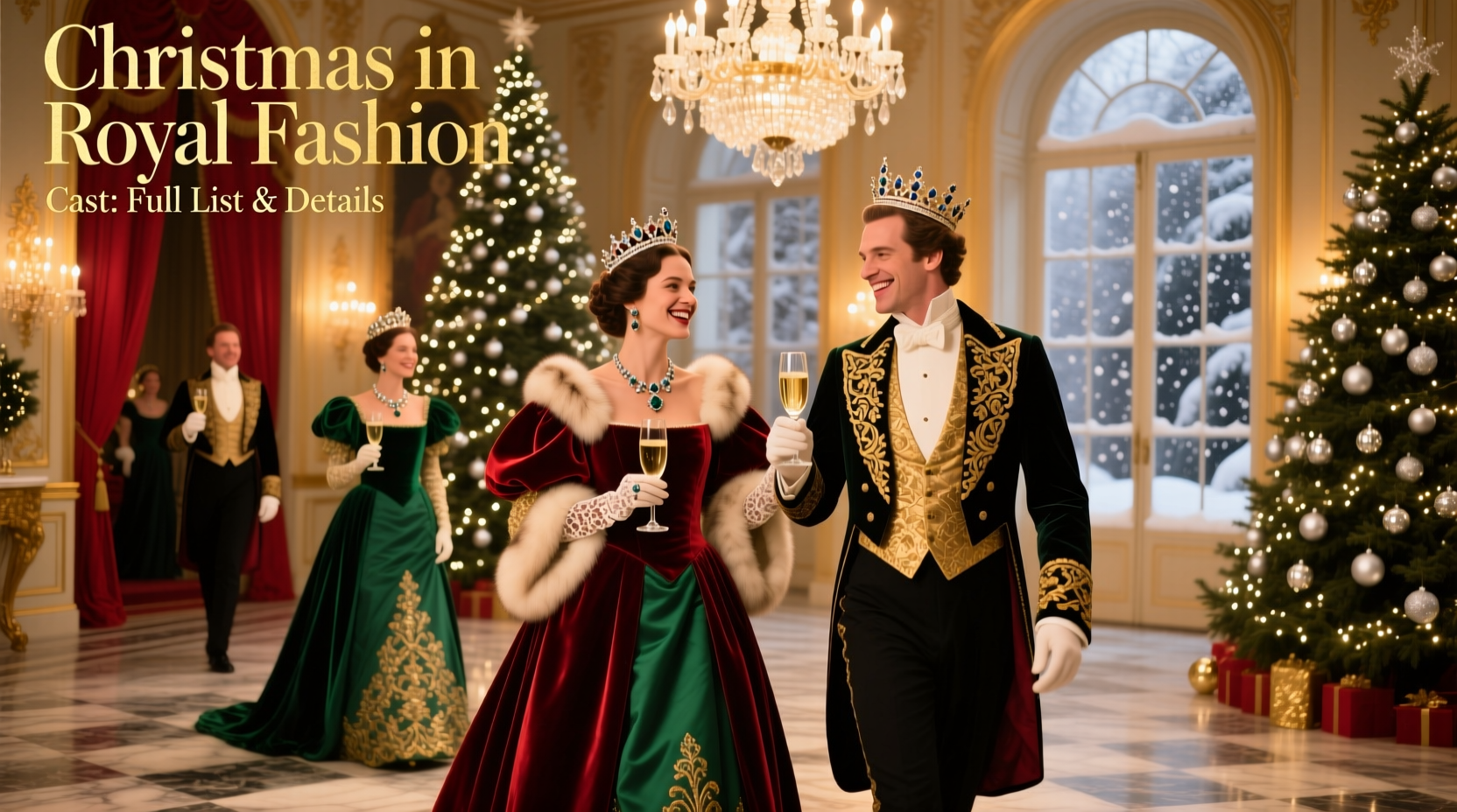a christmas in royal fashion cast
