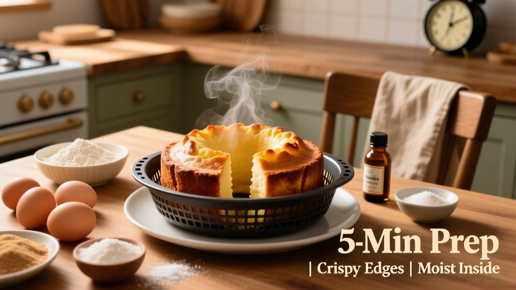Easy Air Fryer Cake Recipes: 5-Min Prep, Moist & Crispy