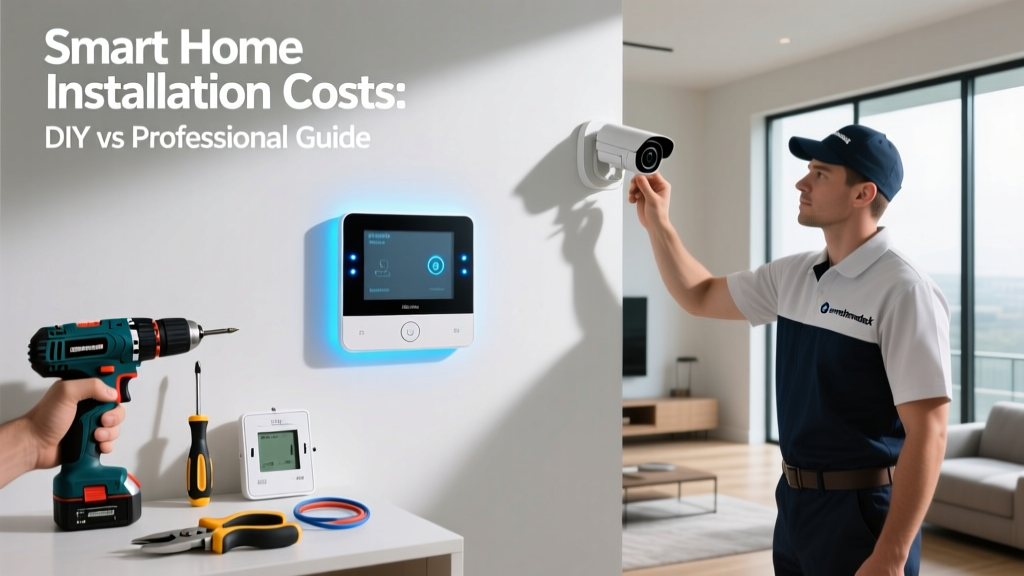 Smart Home Installation Costs: DIY vs Professional Guide