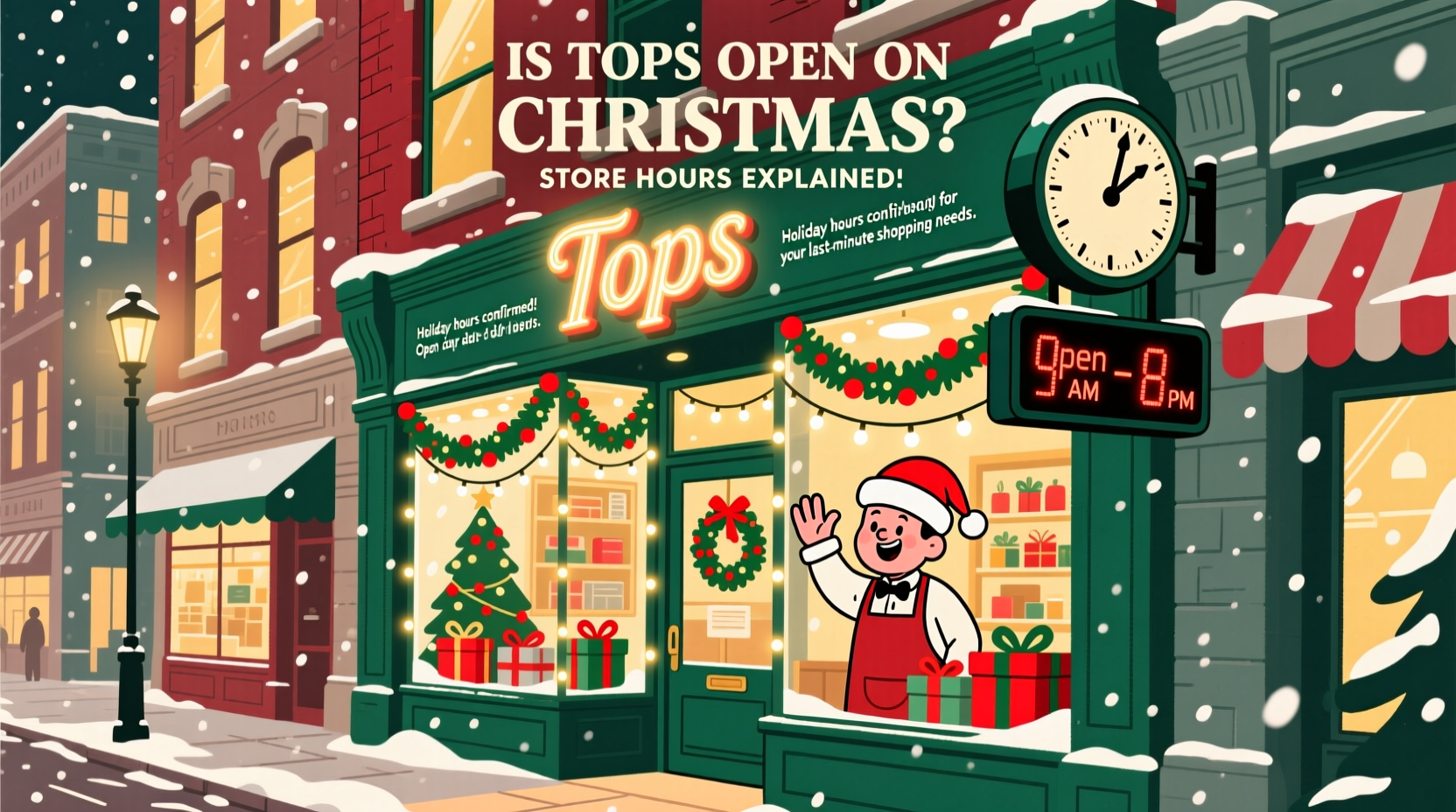 is tops open on christmas