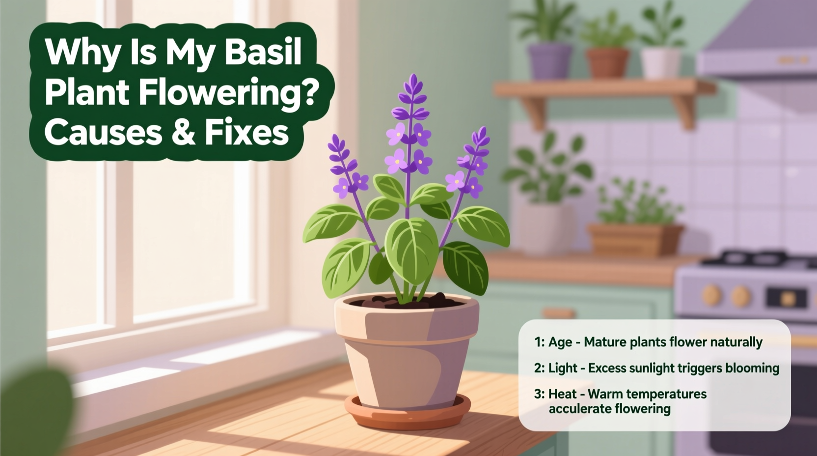 Stop Basil Flowering: 5 Easy Fixes | TheHomeSprouts