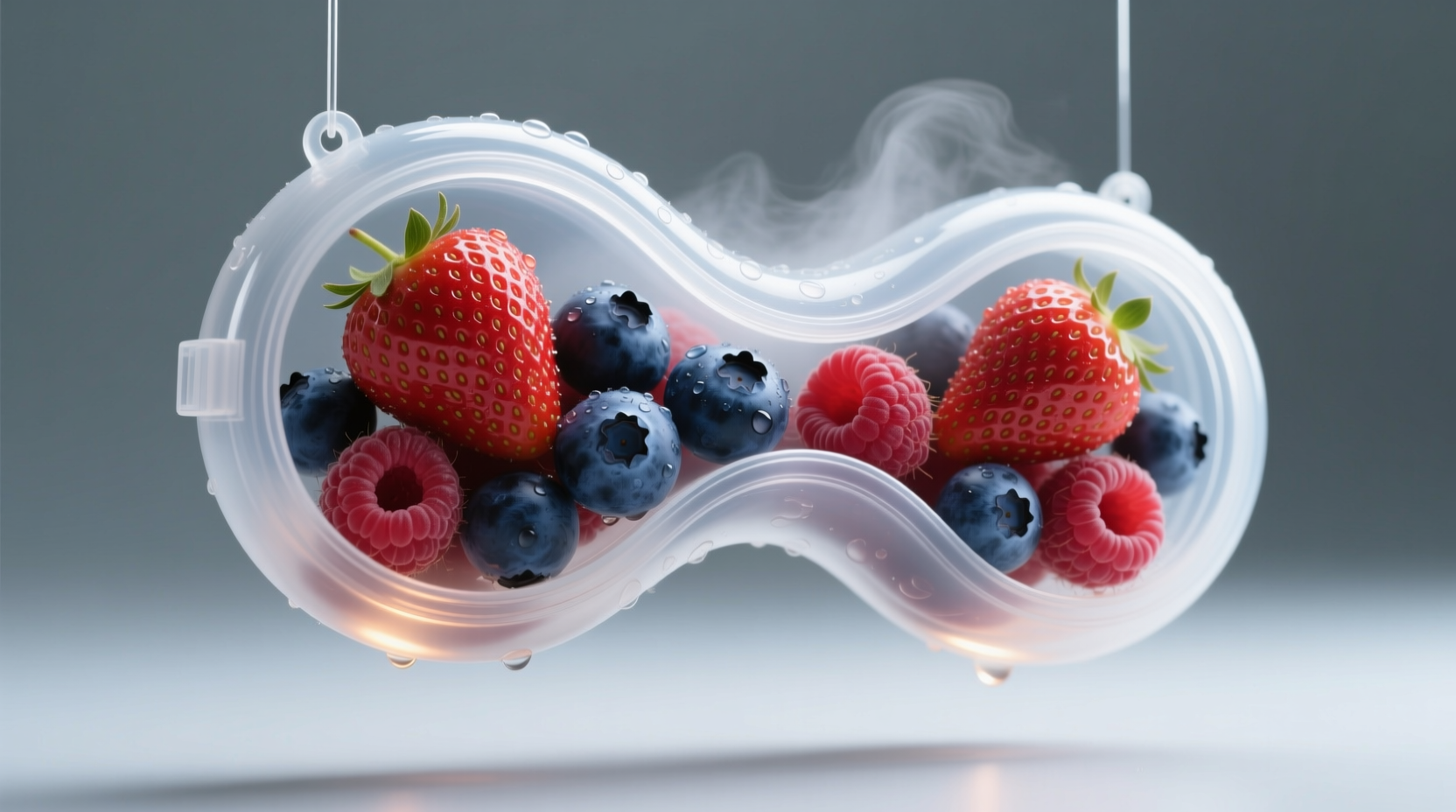 make berries stay fresh longer by storing them in a sin