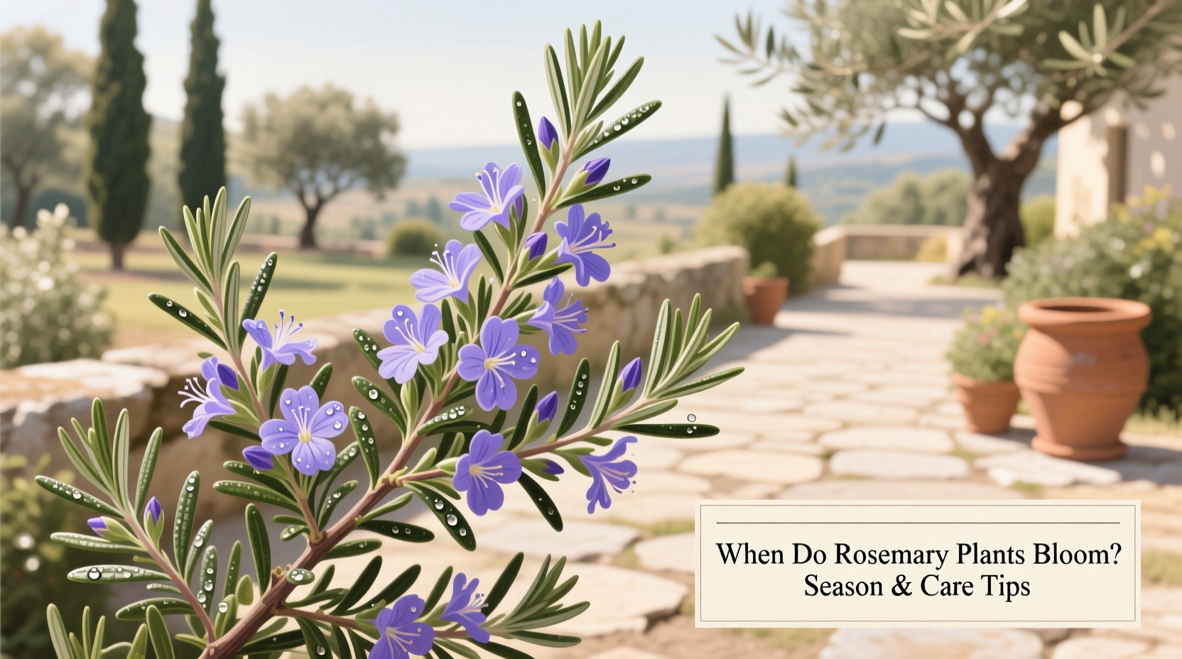 When Rosemary Blooms: 5 Care Tips | TheHomeSprouts