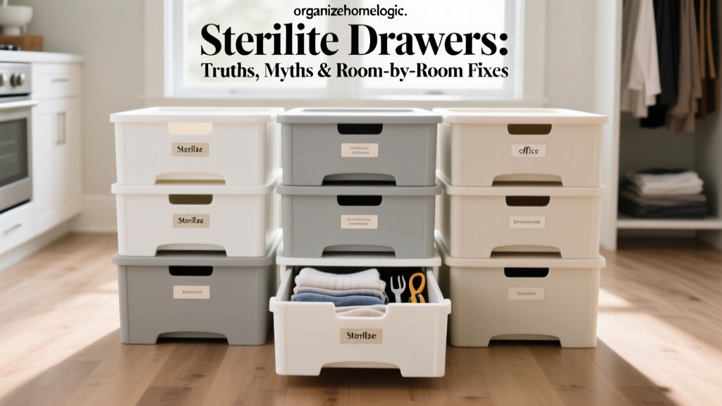 Sterilite Drawers: Truths, Myths & Room-by-Room Fixes