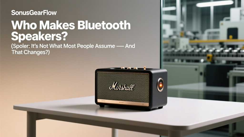 Who Makes Marshall Bluetooth Speakers? (2026)