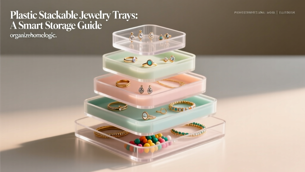 Plastic Stackable Jewelry Trays: A Smart Storage Guide