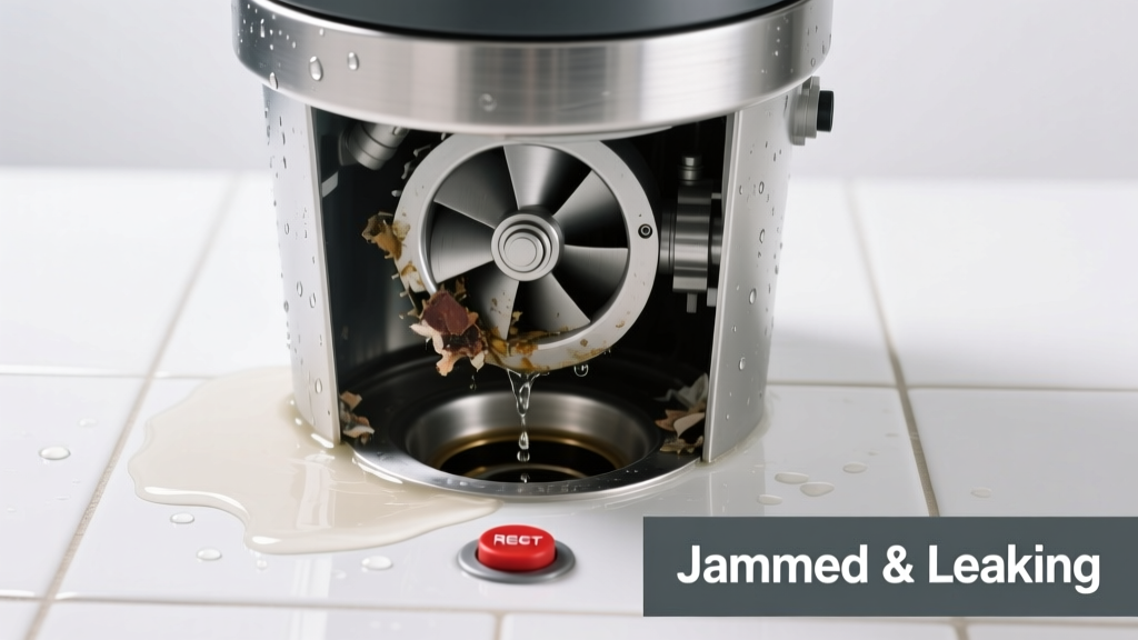 Garbage Disposal Jammed & Leaking Water: Quick Diagnosis
