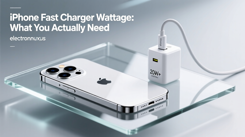 iPhone Fast Charger Wattage: What You Actually Need