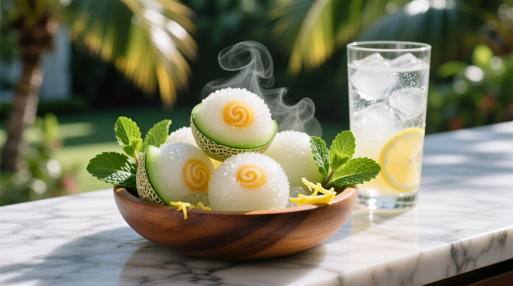 infuse melon balls with vodka for a fresh summer treat
