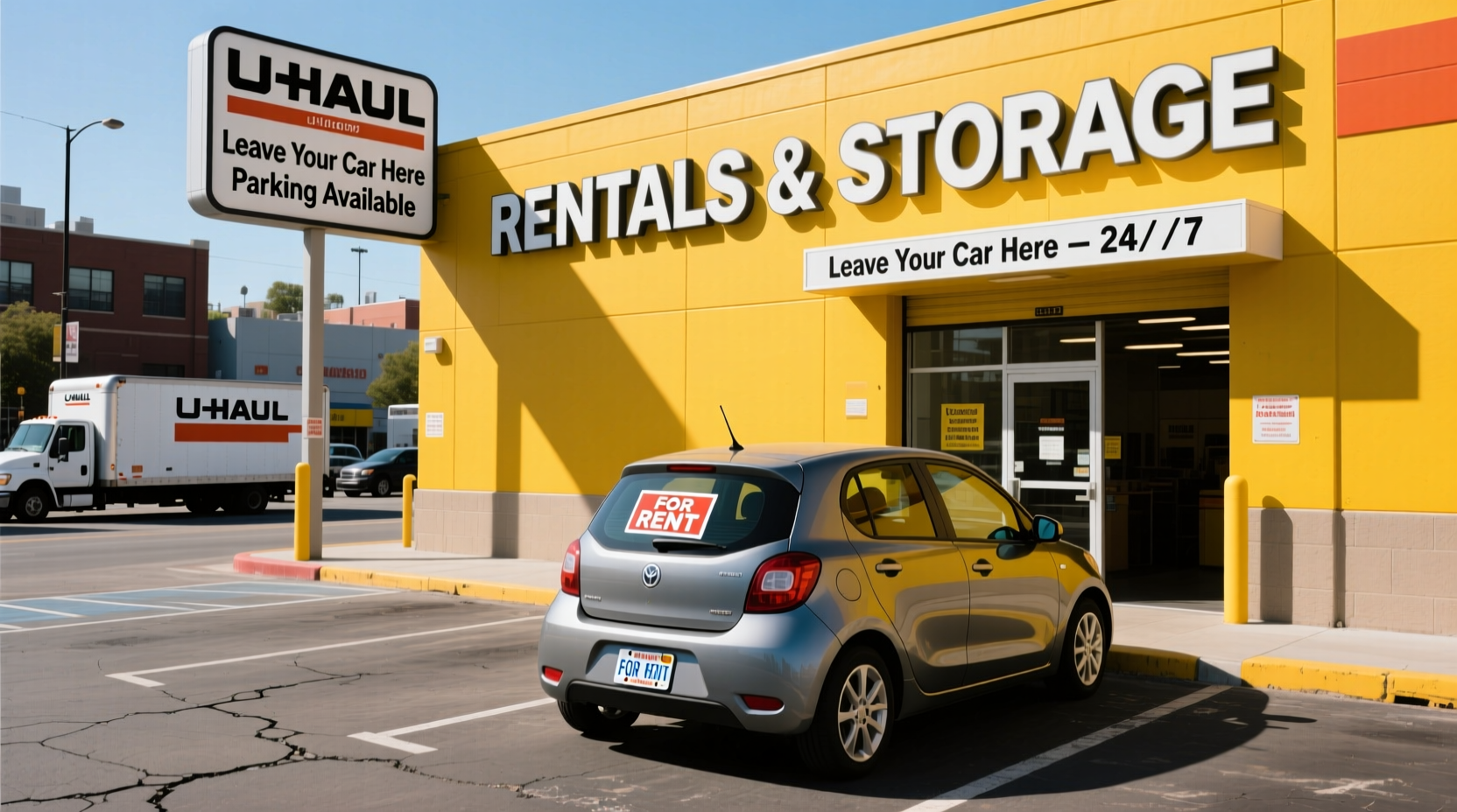 can you leave your car at uhaul