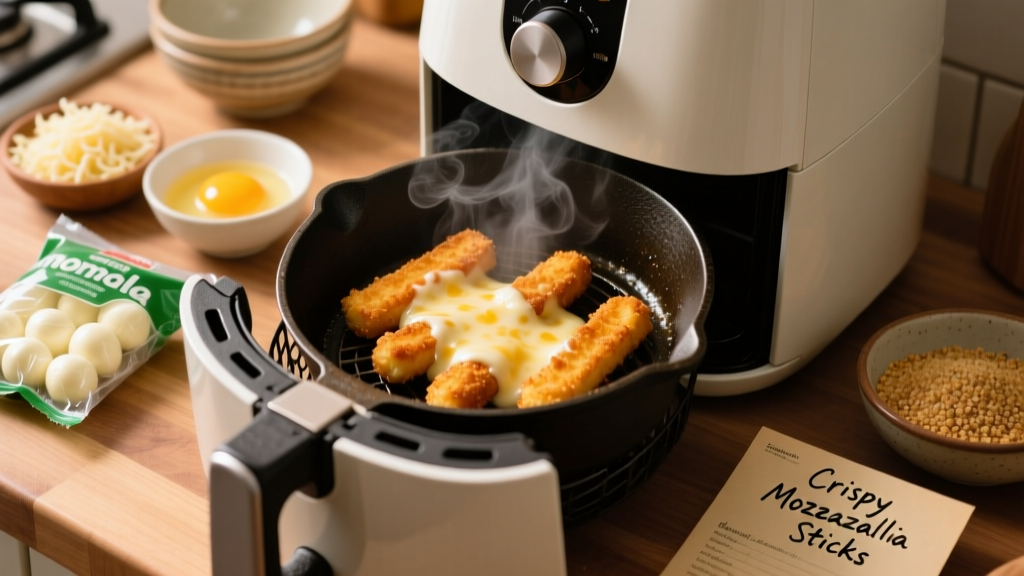 How to Cook Frozen Mozzarella Sticks in an Air Fryer