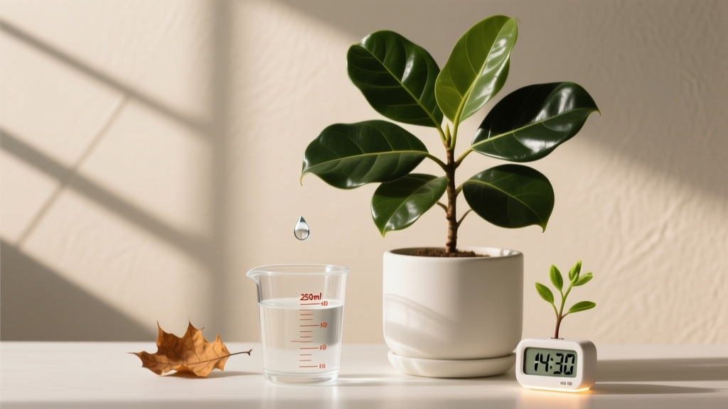 Water for Indoor Plants: Exact mL, Timing & Seasonal Tips