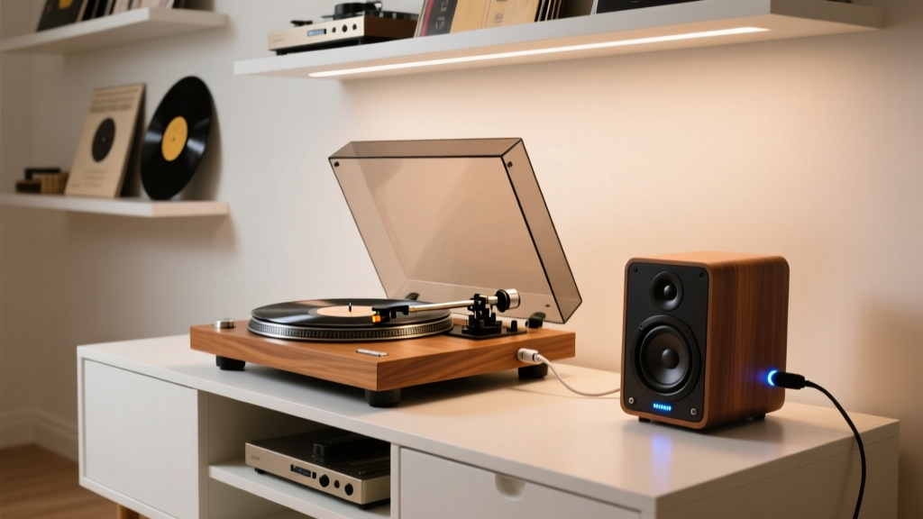 How to Hook Up Record Player to Bluetooth Speakers