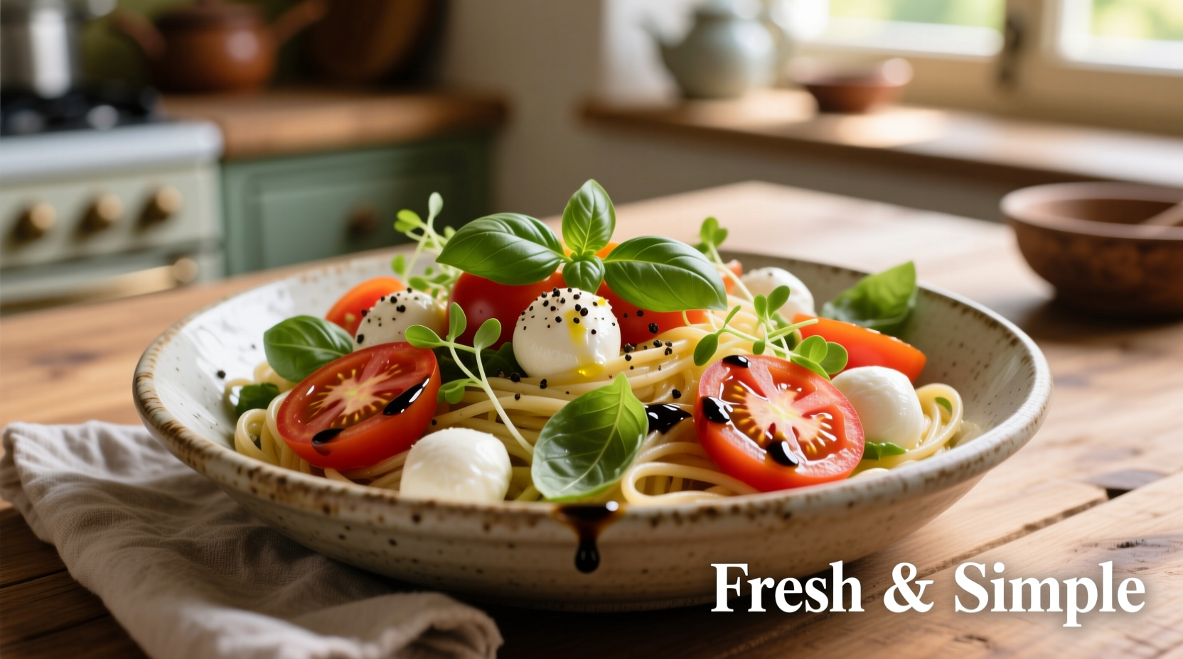 Perfect Tomato Basil Mozzarella Pasta Salad Recipe