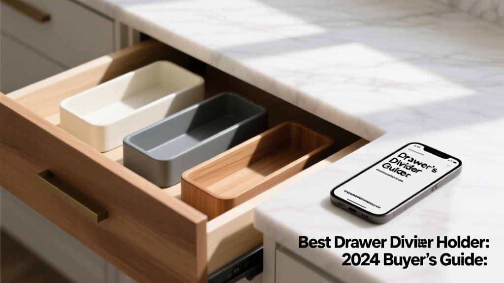 Best Drawer Divider Holder: 2024 Buyer’s Guide