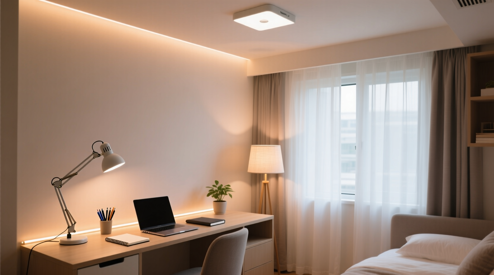 easy ways to upgrade your dorm room lighting for better studying