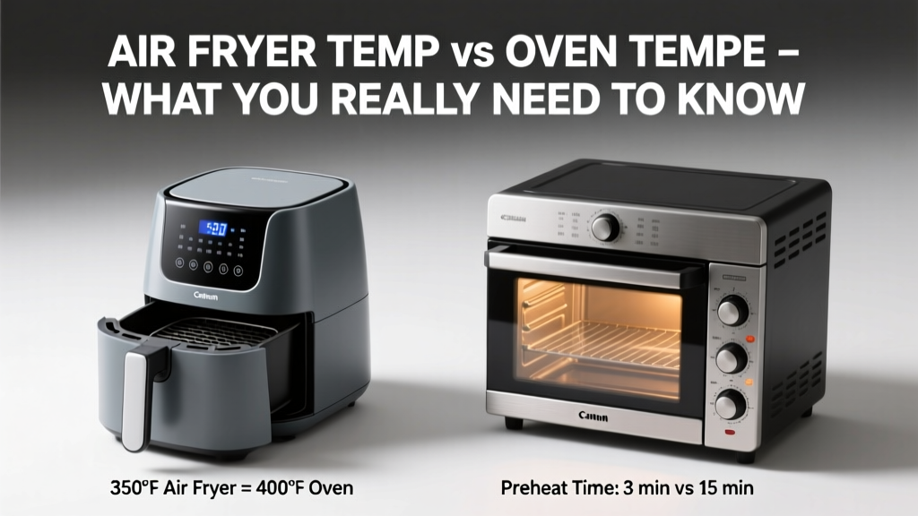 Air Fryer Temp vs Oven Temp: What You *Really* Need to Know