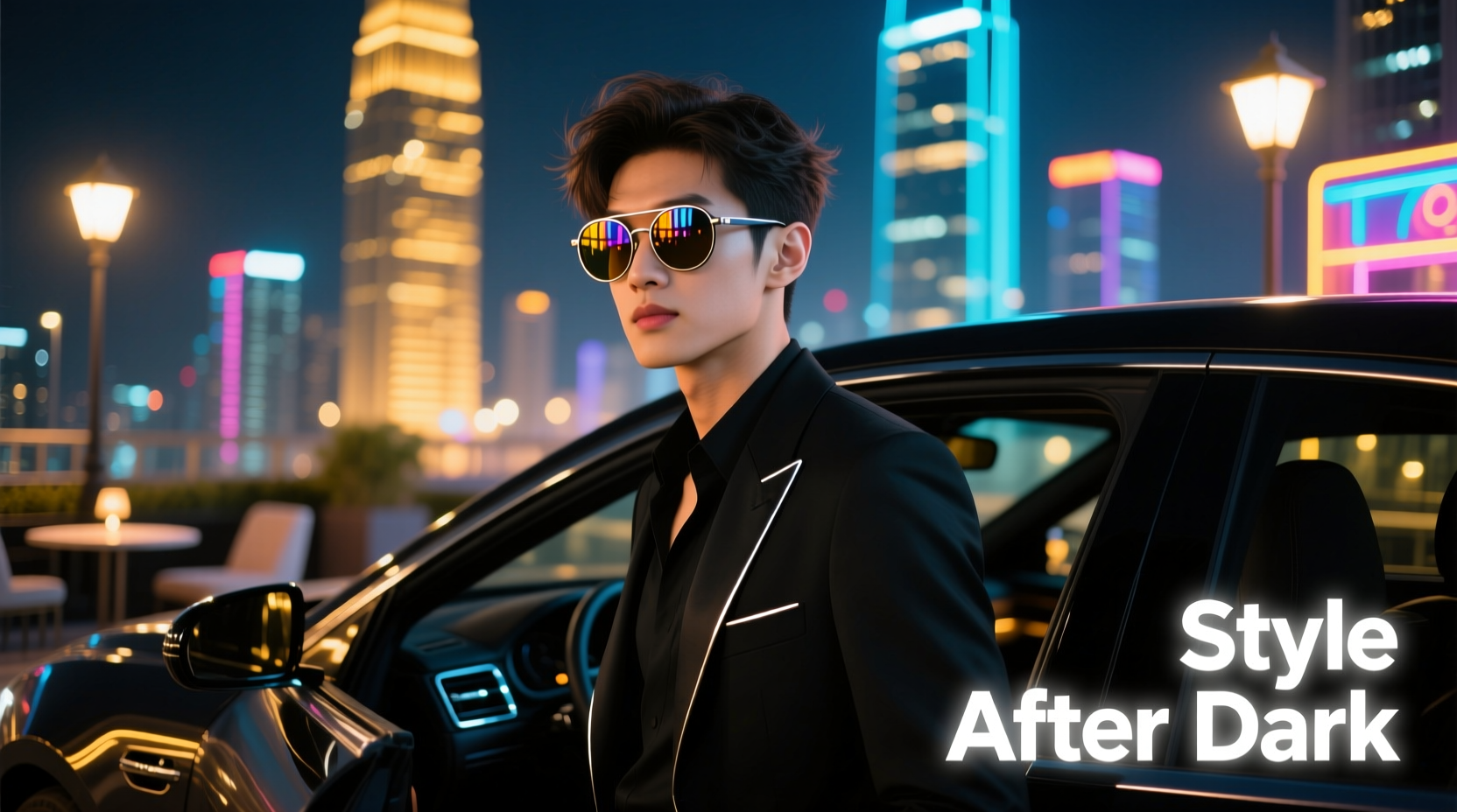 how to wear sunglasses at night for style without looking silly