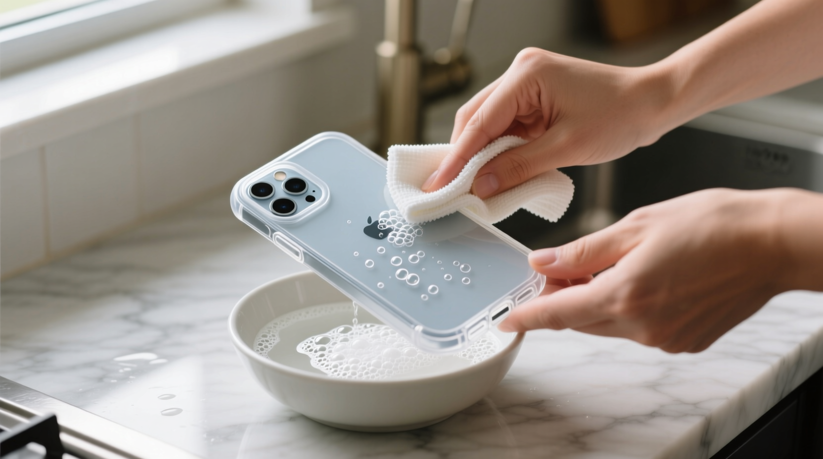 eco friendly cleaning tips for silicone phone cases