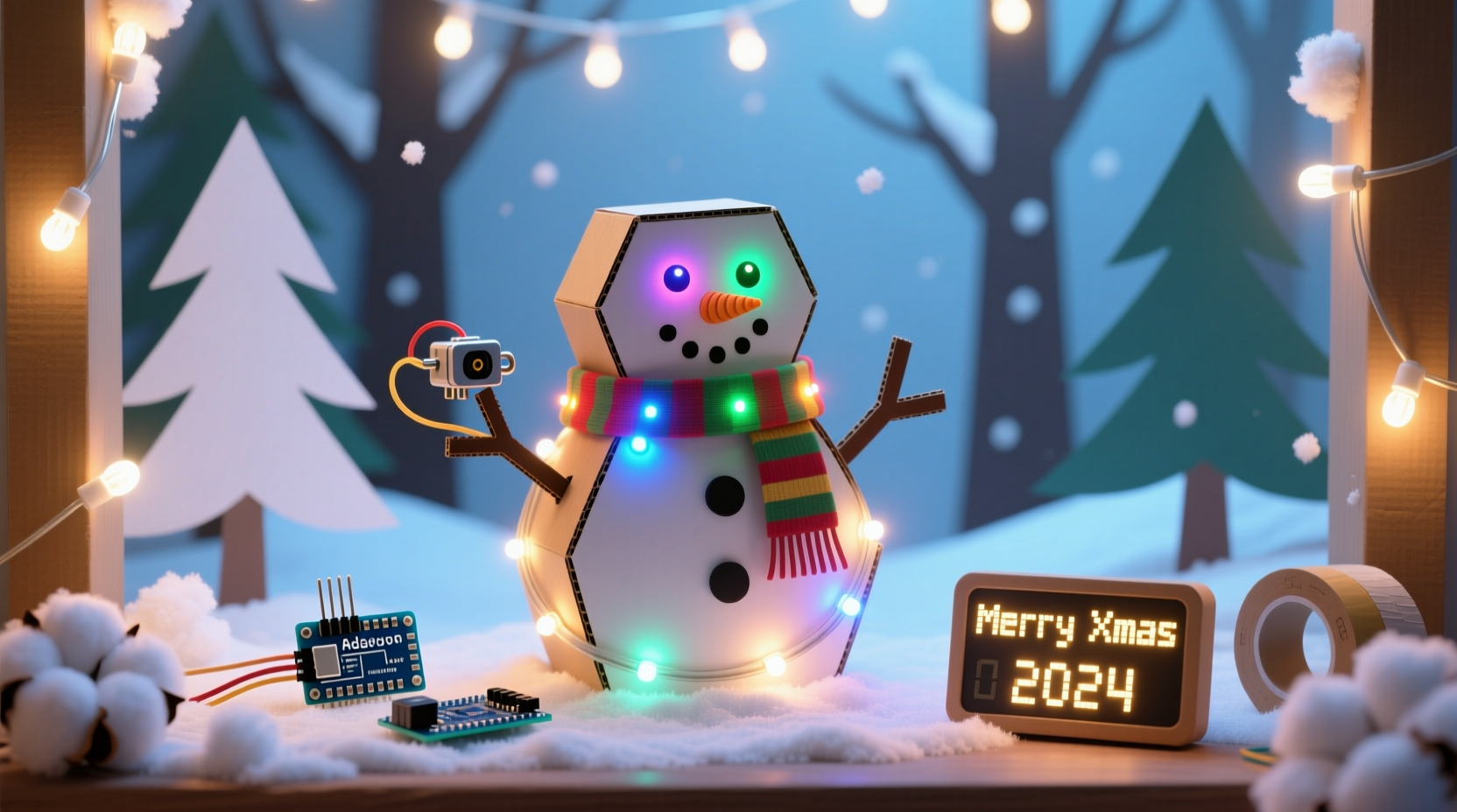 how to make a diy animated christmas display with affordable electronics